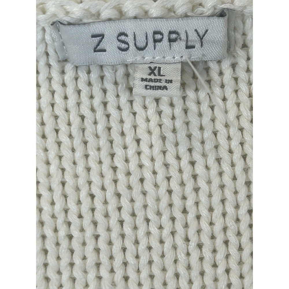 Z SUPPLY Fairway Cable Knit Sleeveless Vest Size‎ XL - Picture 3 of 9
